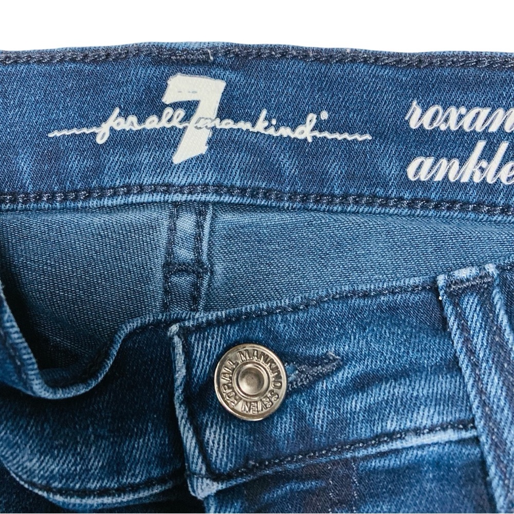7 For all Mankind Jeans 25 Roxanne Ankle 25 Blue - Picture 4 of 7